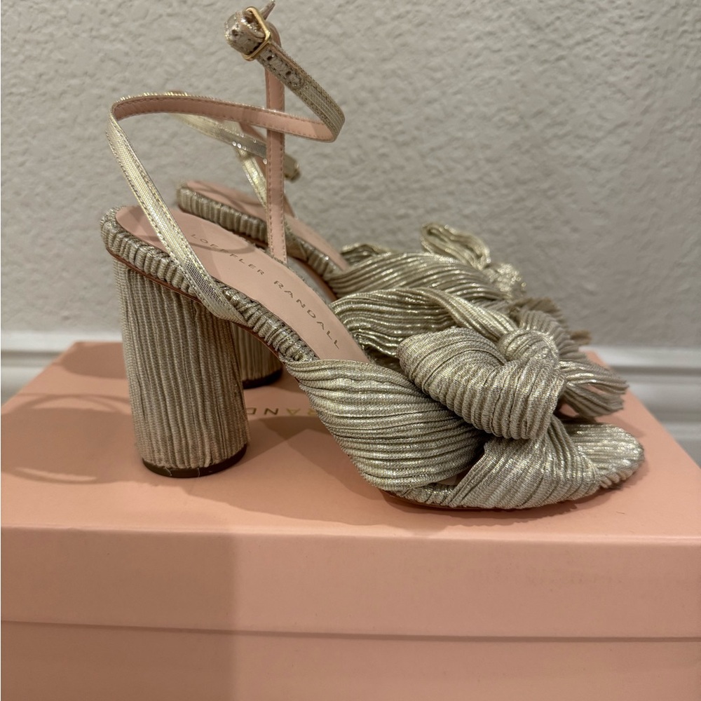 Loeffler Randall Women’s Camellia Pleated Bow Heel - Picture 3 of 3